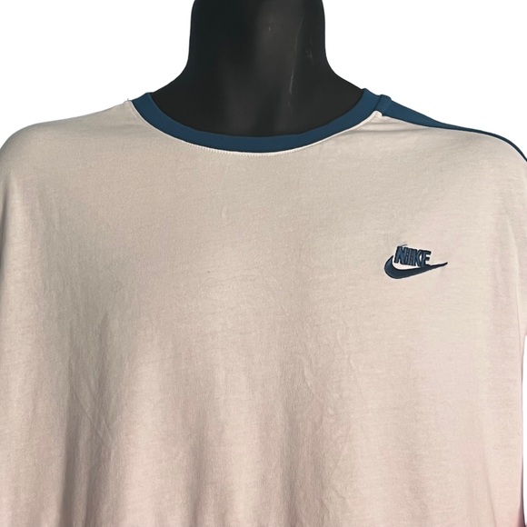 Nike Color Block Shirt ~ Red White Blue ~ Size Large ~ EXCELLENT! - Picture 5 of 10